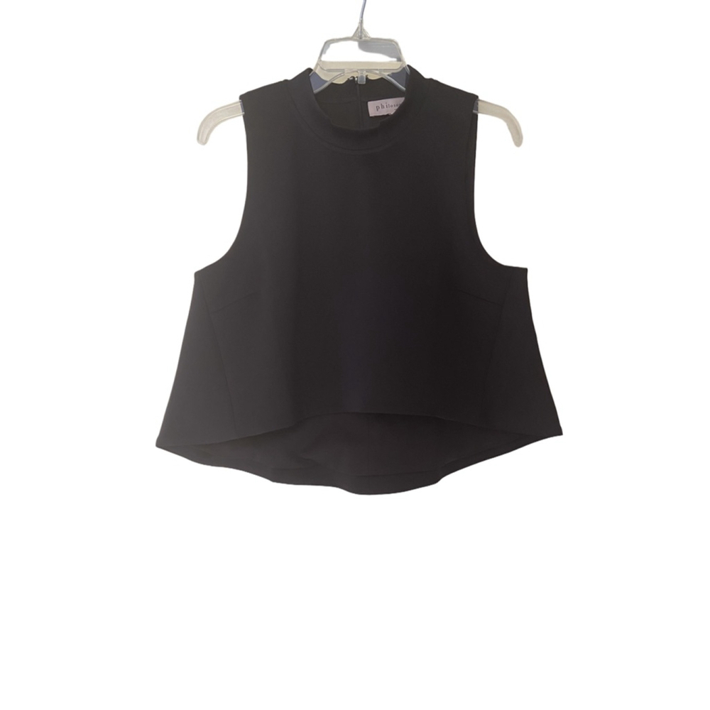 Philosophy Blackbird Scuba Sleeveless Top Size Medium